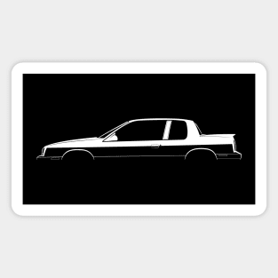 Oldsmobile Cutlass Calais Quad 442 Silhouette Magnet